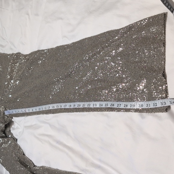 Welles Embellished Wide-Leg Pant. Ralph Lauren Collection - Picture 14 of 15